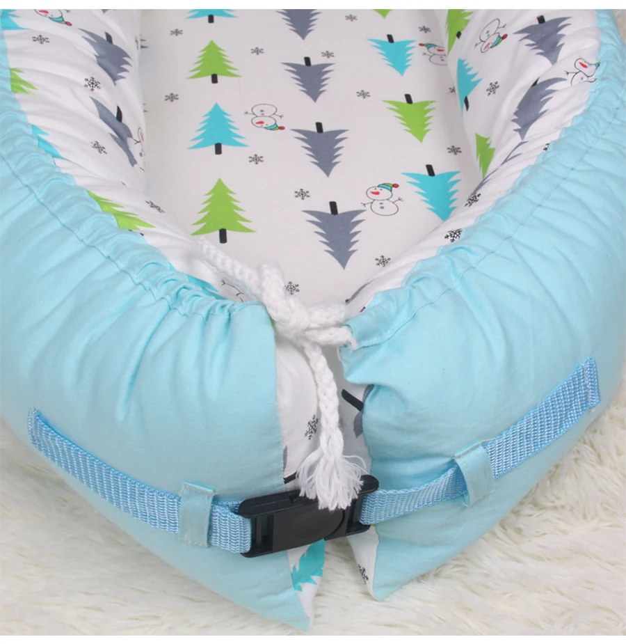 Новорожденных безопасным и Комфорт Хлопок Детские кровать портативный кровать bionic кровать раскладная подарок сетей съемный стиральная