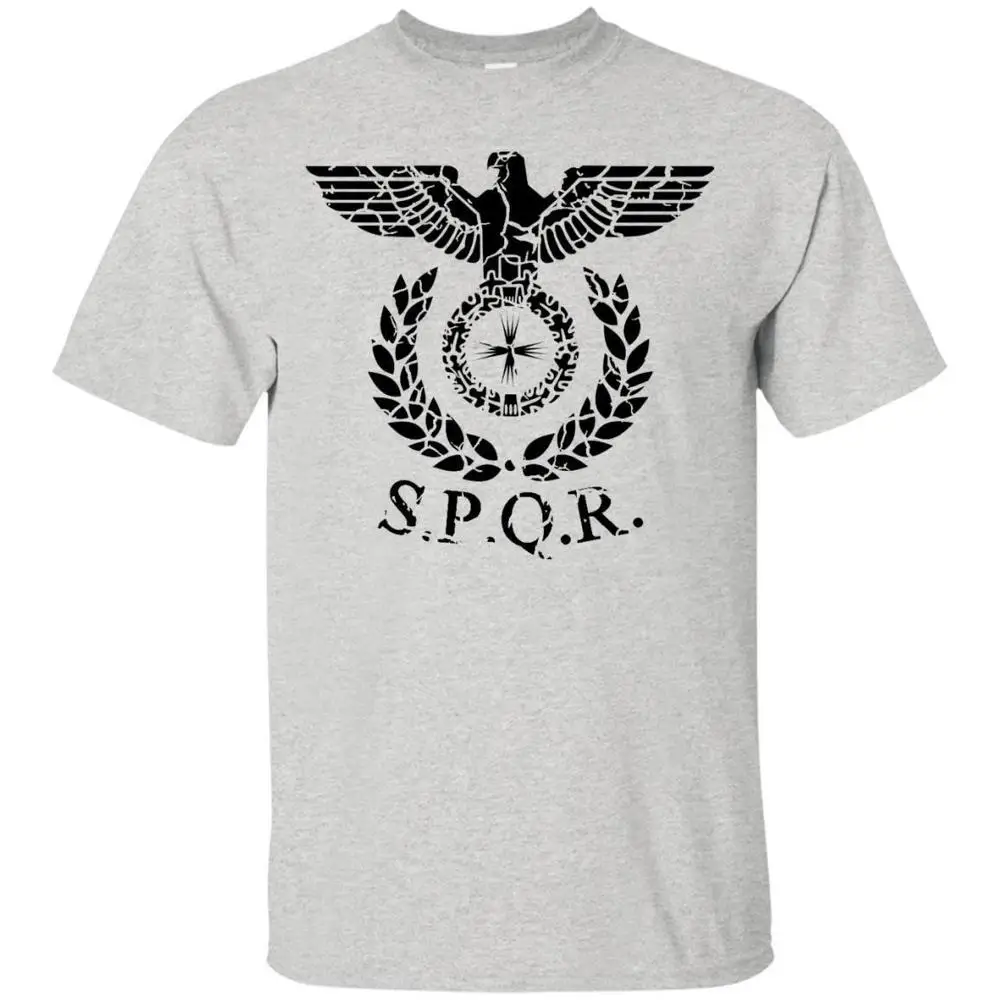 Римский Орел Spqr потертая Империя Римский стандарт баннер Легион армии Повседневная печать Harajuku футболка с надписью «Rick» Настроить футболки - Цвет: 2