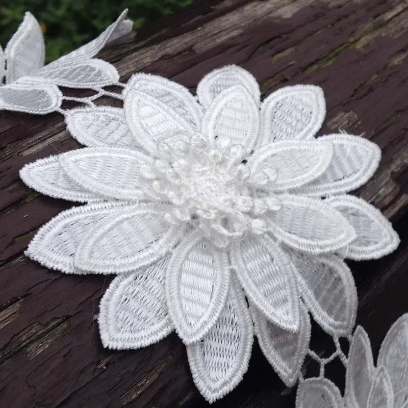 

Latest African Laces 2016,Guipure lace,10Pcs/1Lot ,Water Soluble Nigerian White Lace,Tissus Lace,French Lace High Quality