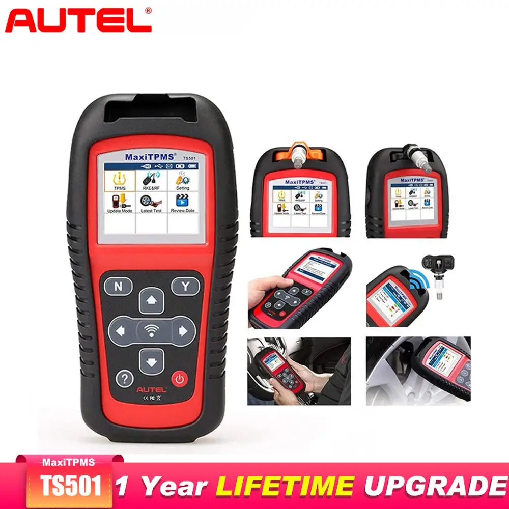 Autel MaxiTPMS TS501 OBD2 сканер диагностический инструмент датчики мониторинга состояния шин считывает/очищает коды система контроля давления шин 315/433 МГц TPMS инструмент программирования