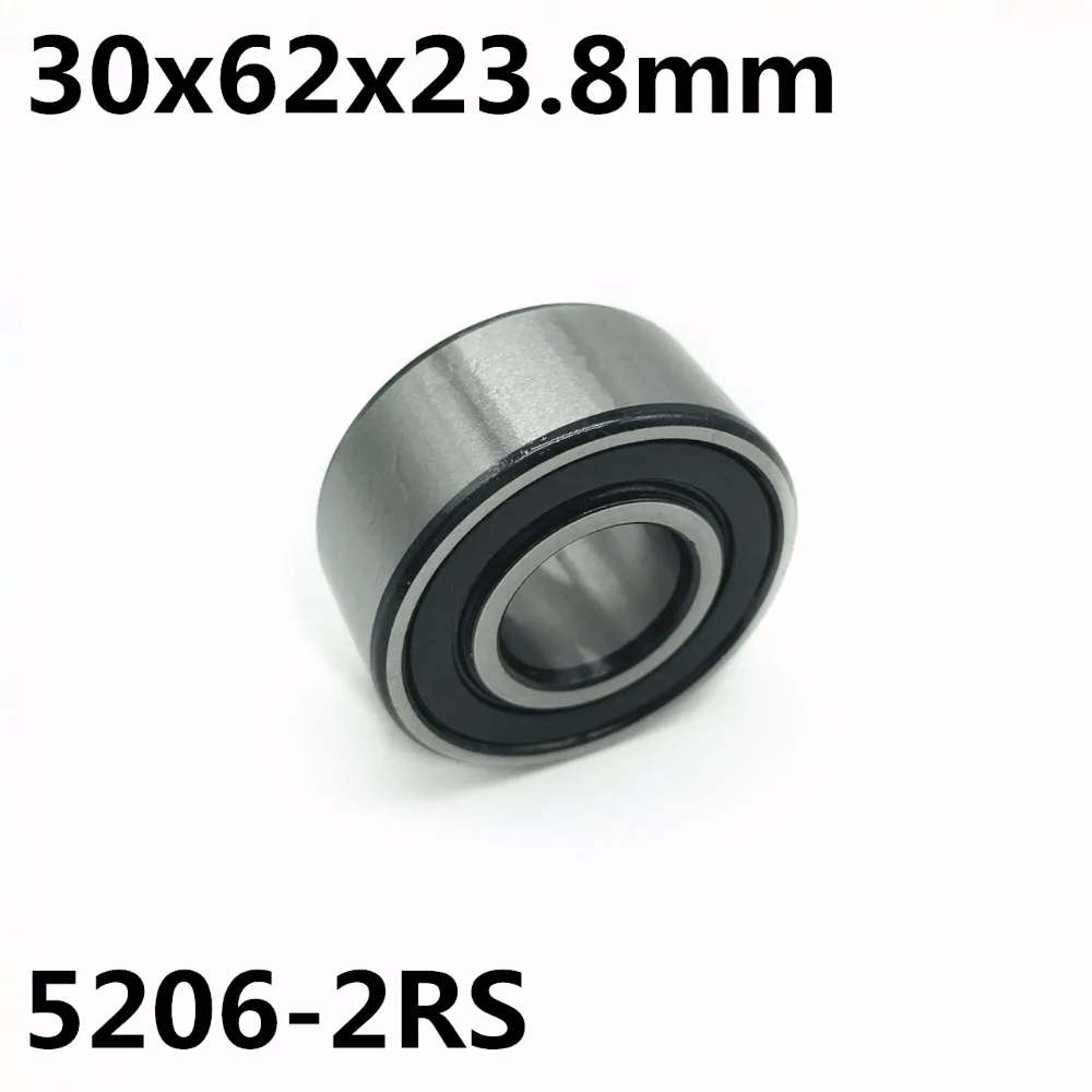 5206 2RS 30x62x23.8 mm Double row angular contact bearings 5206 Free ...