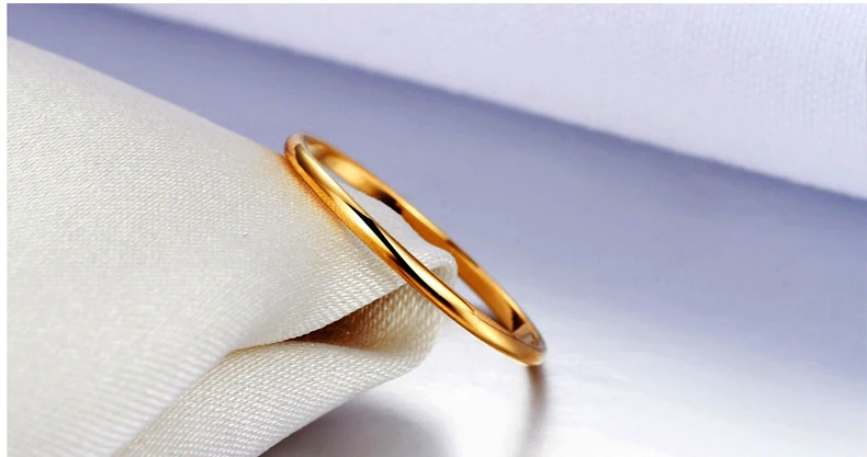 18k Gold Women Rings Beautiful Exquisite Smooth Classic Real 750 Solid Rose Yellow Girl Gift Party Discount Good Nice new hot