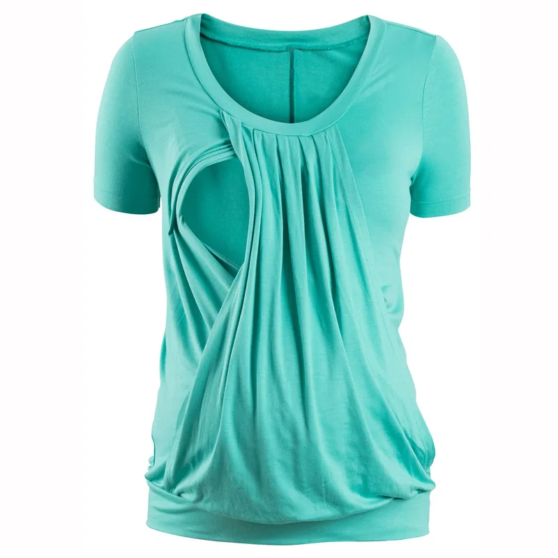 Breastfeeding Maternity Nursing Tops T-shirts For Pregnant Women Lactation Clothes Feeding Vest Pregnancy Tees Gravidas Top