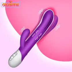 GUIMI вибратор секс-игрушки для женщин G Spot клиторы вагинальный, клиторальный женский фаллоимитатор вибратор интимный интимные игрушки для