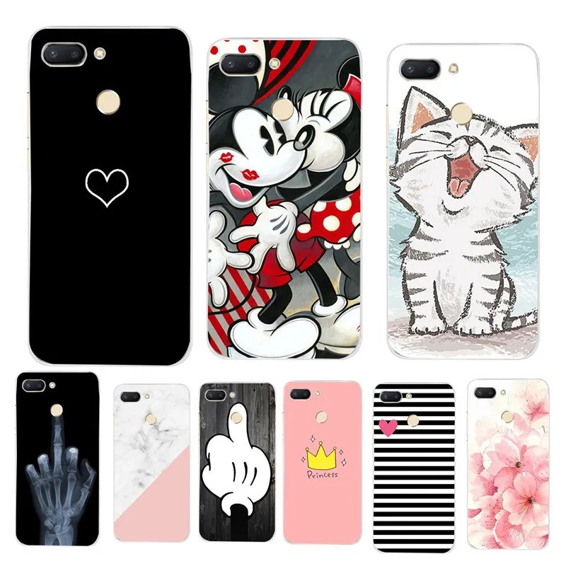 

For Xiaomi Redmi 6A Case Redmi 6 Cover Soft Silicone Back Cover TPU Case For Xiaomi Redmi 6A 5A 4A Note 5 Pro Redmi6 Phone Cases