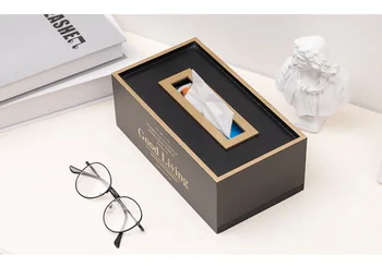 

1PC Nordic Wooden Living Room Dining Room Decoration Ornaments Simple Wood Tissue Box Home Storage Organization JL 235