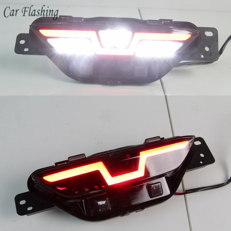 

Car Flashing 1 set For Toyota C-HR CHR 2016 - 2019 LED driving Lamp DRL Rear Bumper tail light Daytime fog lamp Brake Lights