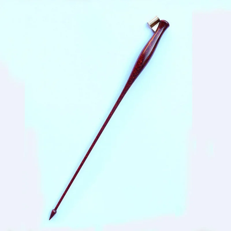 25 см длинные ручной работы из розового дерева косой ручка для каллиграфии держатель медный оттиск с письменами перьевая ручка