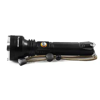 

Skywolfeye 1000 Lumens Flashlight 3-Mode T6 LED 10W Flashlight Zoomable Focus Torch by 18650 Battery /AAA Battery