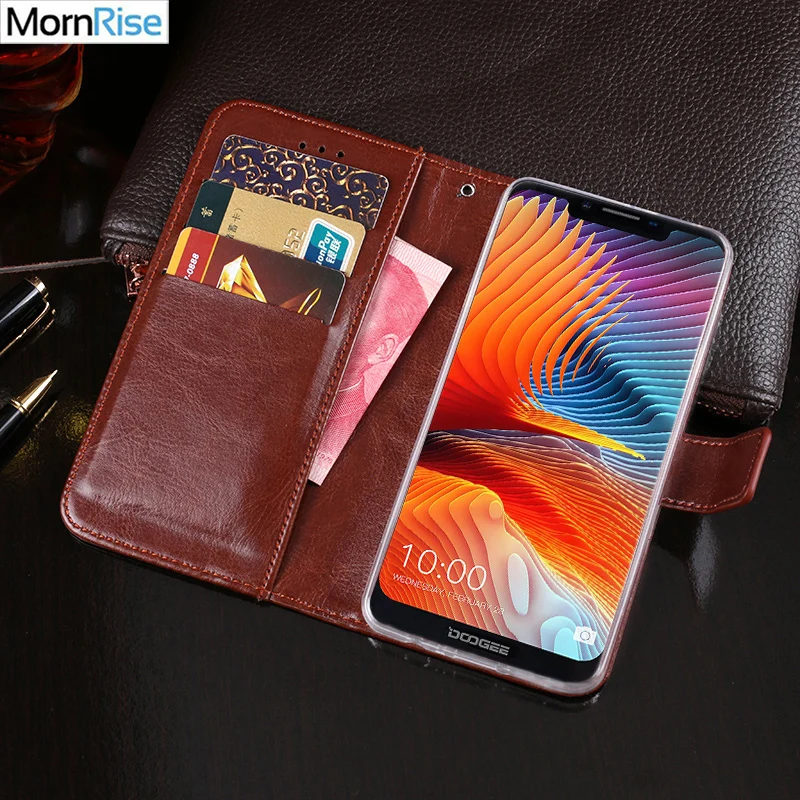 Роскошные Винтаж из искусственной кожи флип чехол Для Doogee BL5500 Lite бумажник Kickstand