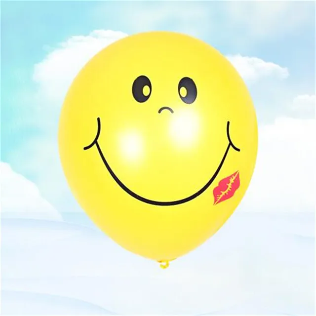 20 шт./лот 12 дюймов улыбающееся лицо шары латекс УЛЫБКА воздушные шары для Брак День защиты детей Детская День рождения декоративный воздушный шар - Цвет: With lips