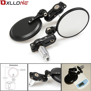 

universal Motorcycle Accessories rearview Mirrors 7/8" For BMW Aprilia Cafe Racer Victory Triumph Daytona 675 for cafe racer