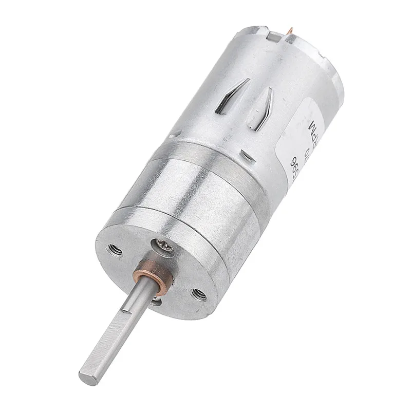 6V 130RPM DC Reducer Electric Motor JGA25-370 Réduction pour Smart Car