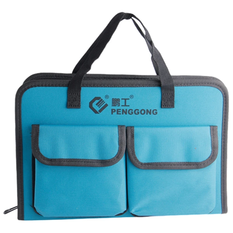 

PENGGONG Tool Bag 31.5 x 21 x 5.5cm Waterproof Electrician Tool Bag Handbag Organizer Tools