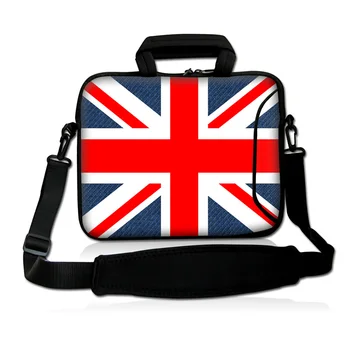 

Union Jack 14" 14.1" 14.2" inch Notebook Laptop Sleeve Bag for Men Women Cover Case Briefcase Shoulder Messenger Bag SS14-1503