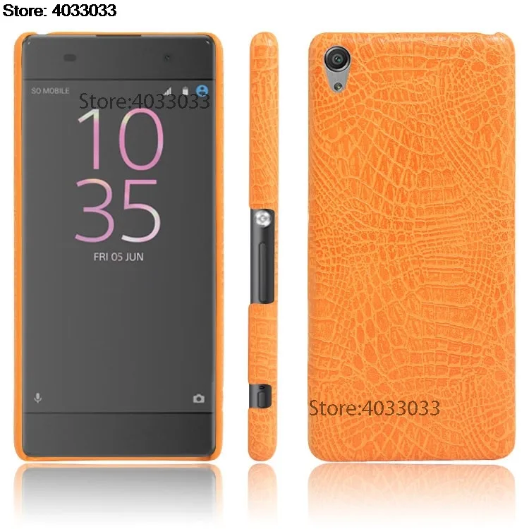 Защитный чехол из крокодиловой кожи для SONY Xperia XA, Жесткий Чехол из поликарбоната, защитный чехол для телефона Xperia XA F3111 F3112 F3116 F 3111 3112, чехол