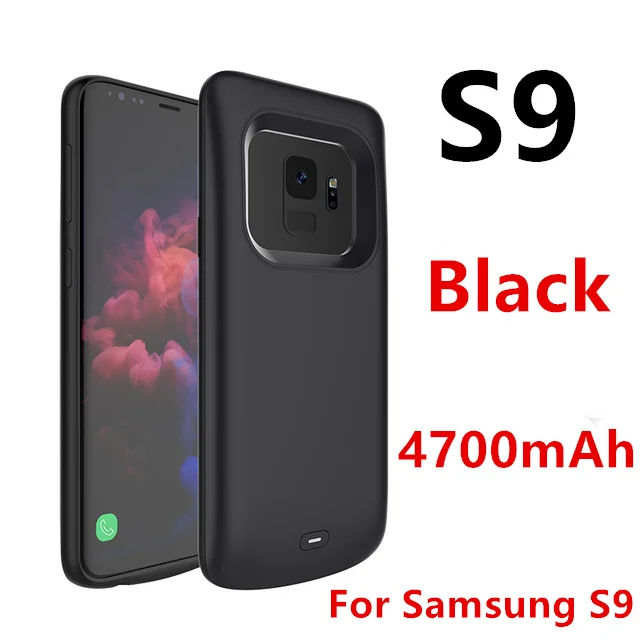 Gagaking 4700/5200 мАч Внешний аккумулятор чехол для samsung Galaxy S9/S9 Plus S8/S8 Plus ltra тонкий резервный банк питания зарядное устройство крышка - Цвет: 4700mAh for S9