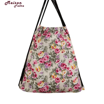 

Fashion Unisex Girls Backpacks Printing Bags Drawstring Backpack Travel Casual Shopping Drawstring Bag 2018 Maison Fabre 726#30