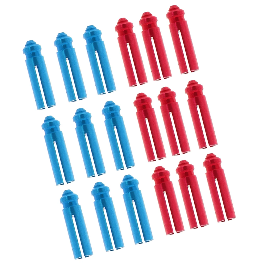 18 Pieces Anodized Aluminum Dart Flight Savers Protectors Darts Accessories for Steel Soft Tip