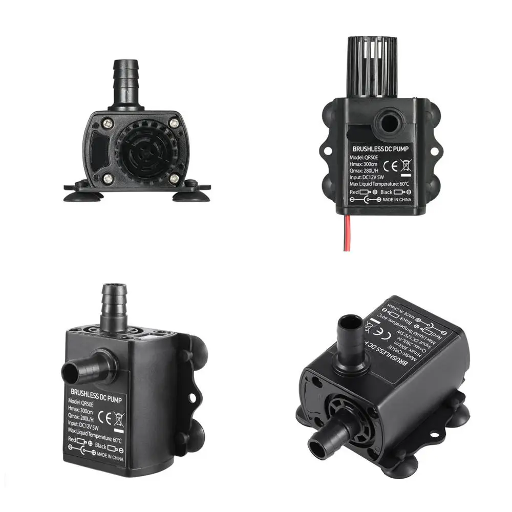 DC 12V 5W 240L/H Микро Мотор Sin Escobillas насос для Agua Sumergible Acuario Tanque De Peces Bomba|Наборы полива| |
