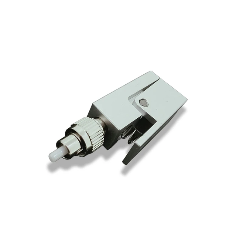5pcs FC bare fiber optic adapter square silver metal FC UPC bare optical fibre ftth coupler 126um 127um 130 150um free shipping