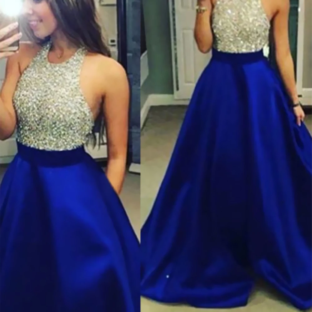 

Sexy Women Round Neck Sexy Strapless Maxi Dress Formal Prom Party Ball Gown Long Vestidos Ladies Elegant Evening Female Dresses