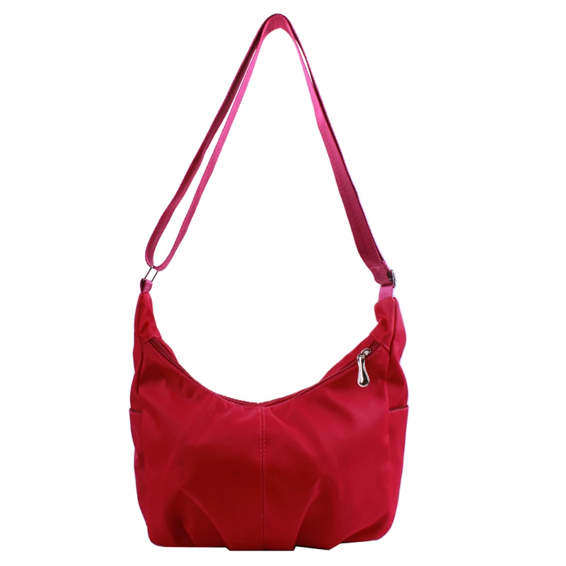 Nylon Waterproof Shoulder Bag Solid Casual Messenger Mummy Bag Women Bag Shoulder Bags Hobos Crossbody Bags