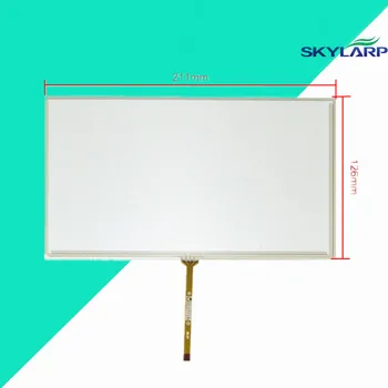 

New 9 inch 4 Wire Resistive Touch Screen Panel for AT090TN10 TFT LCD Screen 211*126mm Screen touch panel Glass Free shipping