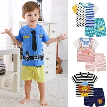 Summer children clothing sets cartoon toddler girls clothing sets top+pant 2Pcs/sets kids casual boys clothes sport suits DS19 Summer children clothing sets cartoon toddler girls clothing sets top+pant 2Pcs/sets kids casual boys clothes sport suits DS19