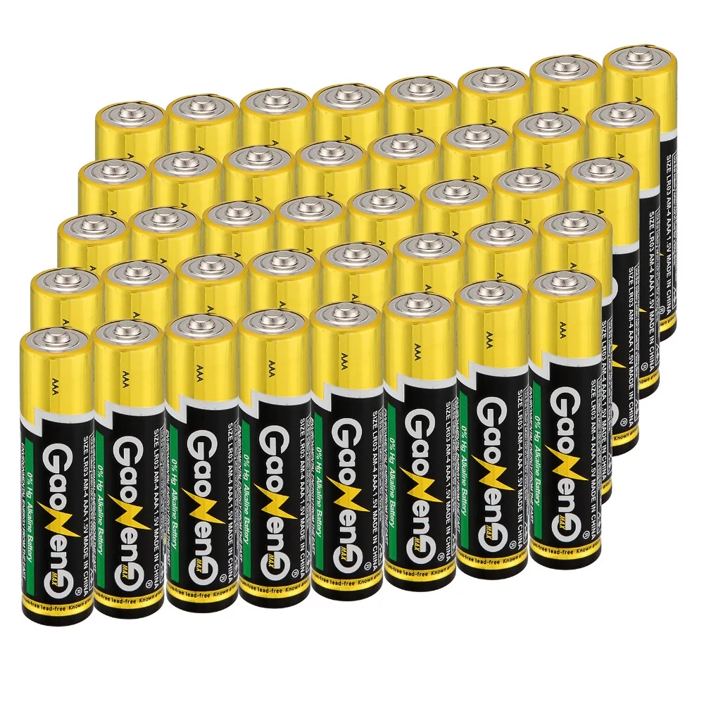 New arrival General60pcs Gaoneng AAA Alkaline Batteries 1.5v Bulk