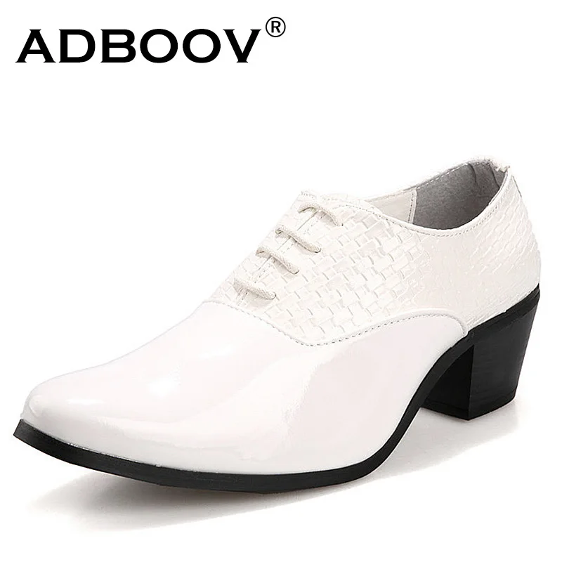 

mens knit black party shoes gents man 6cm high heeled plait leather wedding shoes 2.3 inch heighten heel weave dress shoes braid