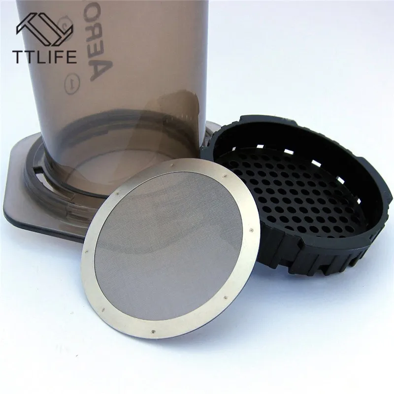 

TTLIFE Metal Filter Ultra Fine Stainless Steel Coffee Filter Home Reusable Refillable Coffee Capsule Filters Kitchen Accessories