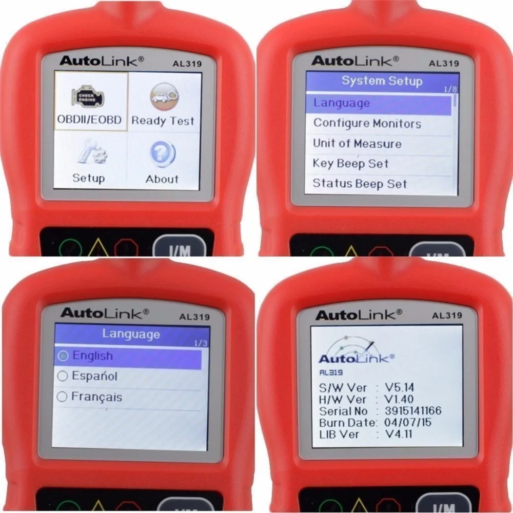 car battery charger price Autel AutoLink AL319 Auto Diagnostic Tools DIY Code Reader OBD2 Code Scan Tool Freeze Frame Dataprofessional Automotive Scanner best car battery charger