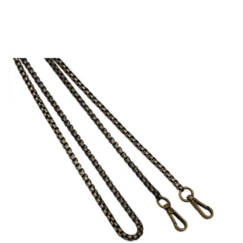 Length 140mm width 7mm leather shoulder messager bags handbag alloy strap belts bag decoration accessories free shipping
