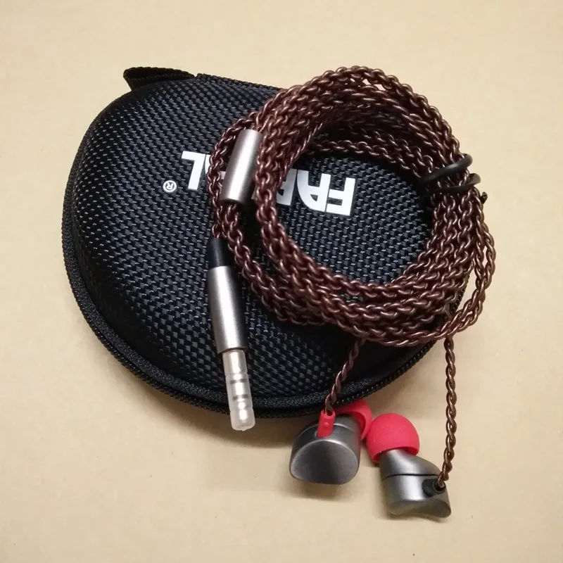 FAAFEL P1 бас наушники HiFi наушники стерео металл гарнитура рок DJ рэп ухо бутон 3,5 мм разъем наушники-вкладыши для телефона плеер ПК - Цвет: Grey