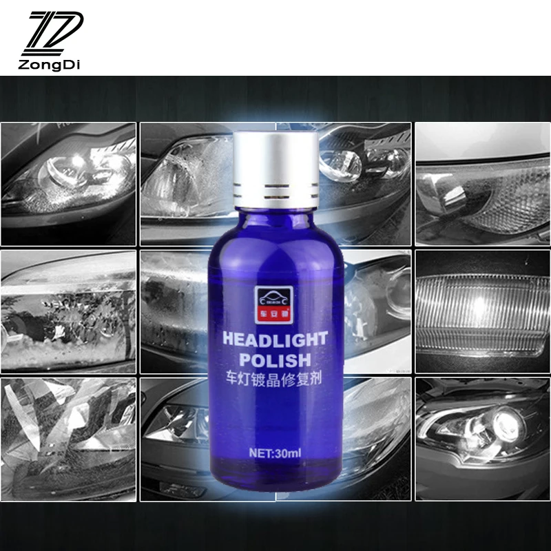 

ZD 1X Car headlight renewal repair agent Headlight Polishing For Lada granta vesta Mercedes w203 w204 Alfa Romeo 159 accessories