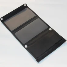 BUHESHUI 14W 5V Sunpower Solar Panel Charger Dual Output 5V Solar Power Bank Camping Charger for