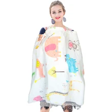 Крышка для грудного вскармливания, дышащая хлопковая муслиновая ткань для кормления, L, большой размер, большая крышка для кормления