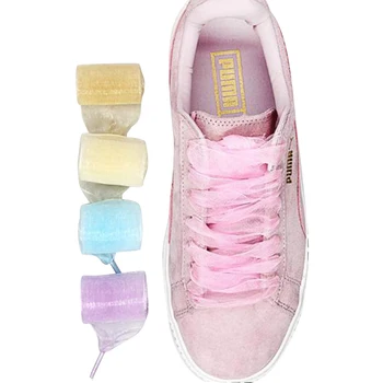 

4cm Printing Snow Yarn Lace Canvas SHOELACES Suitable for all small white shoes 120cm