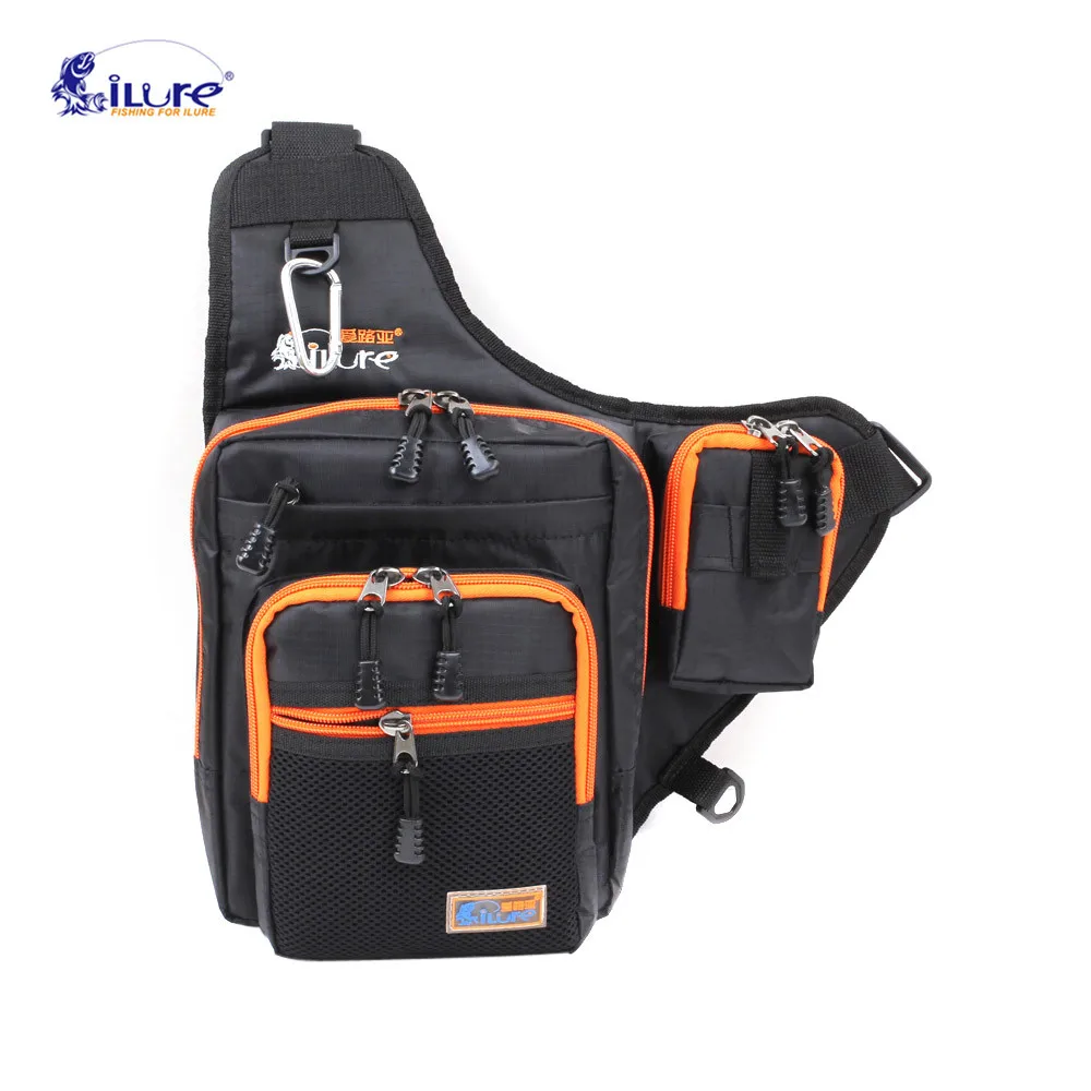 

iLure Fishing Bag 32*39*12 cm Fishing Bag Canvas Multifunctional Waist Pack Fishing Tackle Bagpack Bolsa for Pesca 3 Color