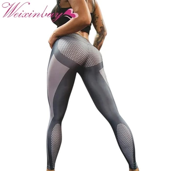 

Quick Drying Tip Fashion Exercise Fitness Leggings For Women Sporting Legins Workout Elastic Jogger Slim Pants F1