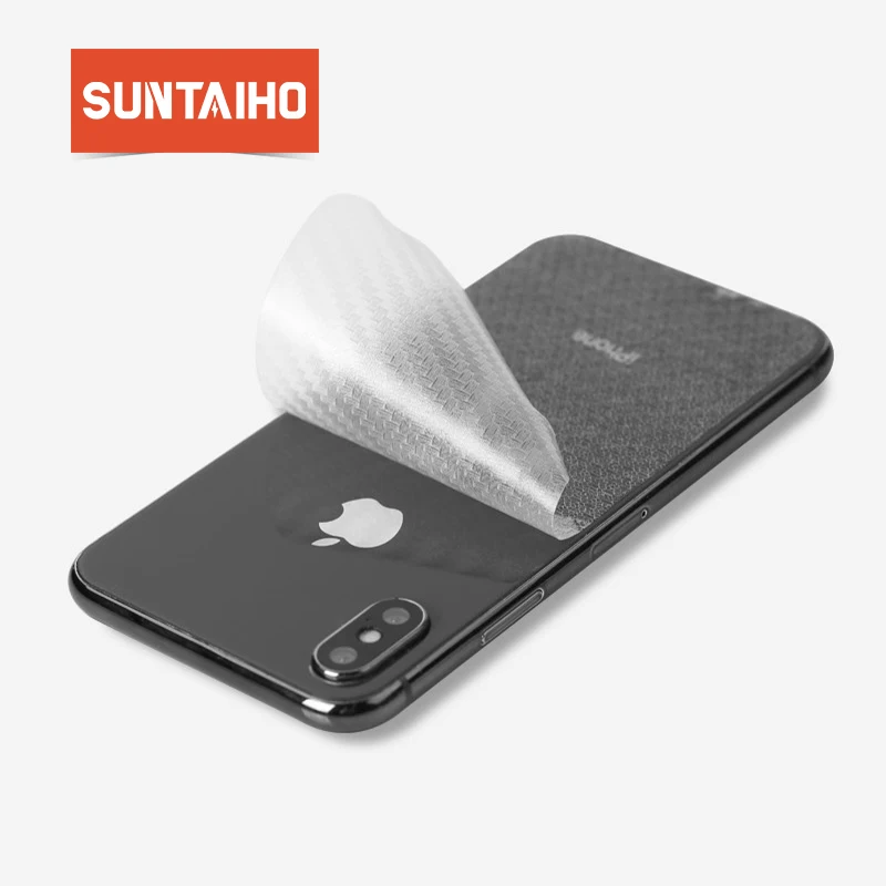 Suntaiho 3D Carbon Fiber Rear Back Screen Protector for iPhone X Phone 5s SE Anti-fingerprint Protective film for iPhone 6s 7 8 Suntaiho 3D Carbon Fiber Rear Back Screen Protector for iPhone X Phone 5s SE Anti-fingerprint Protective film for iPhone 6s 7 8