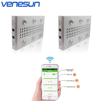 

Venesun LED Grow Light Dimmable 900W Full Spectrum with COB LED Growing Lamp WiFi Control for Indoor Greenhouse Plant Growing