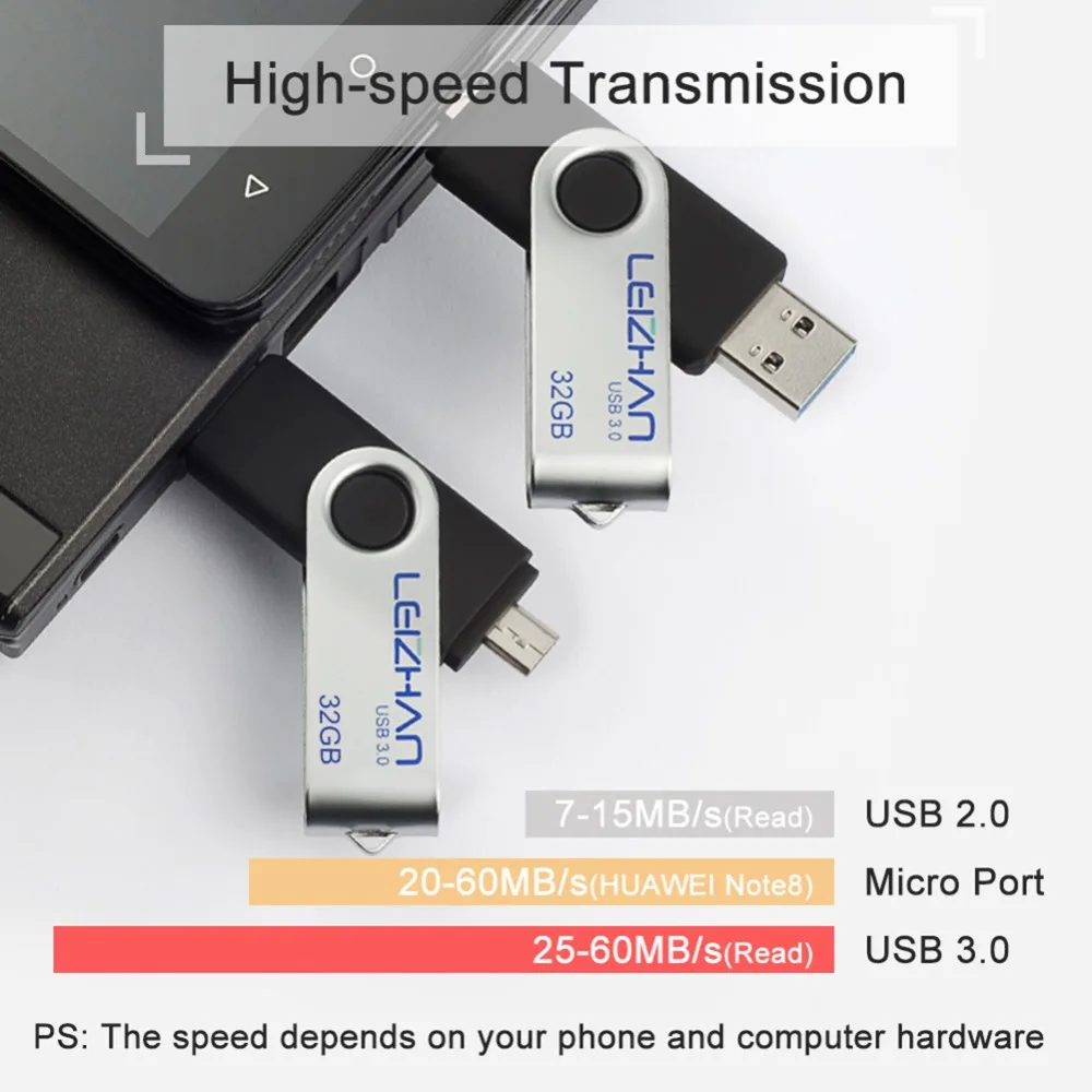 LEIZHAN 128 ГБ USB флеш накопитель 3 0 OTG фотовспышка 16 Гб Флешка 32 64 8 U диск ручка драйвер