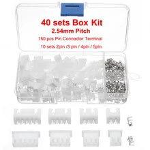 CT07 2/3/4/5Pin 2,54 мм Шаг Терминал Соединительный разъем корпуса провода терминал XH электронный Компоненты и принадлежности