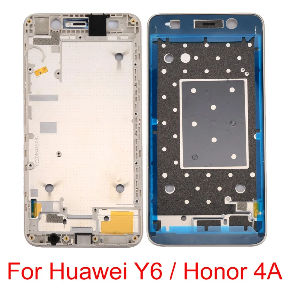 H новый для Huawei Y6/Honor 4A передний корпус ЖК рамка пластина запасные части|Корпусы и