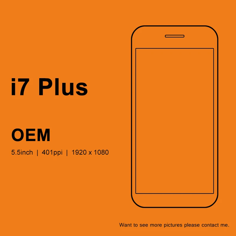 3 шт. OEM ЖК-дисплей 5 дюйма для iphone 7 Plus с хорошим 3D сенсорным экраном дигитайзер в