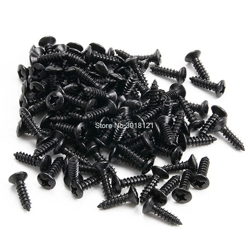 

New 50Pcs Guitar Bass Pickguard Mounting Screws For ST TL LP SG Guitar