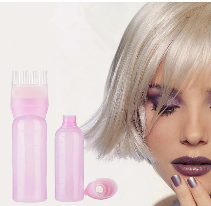 120ml Women's Fashion Hair Dye Bottle Applicator Brush Dispensing Salon