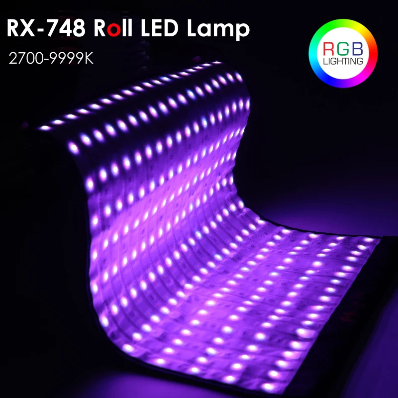 FalconEyes 300W LED RGB Photography Flexible Roll LED Lamp Light